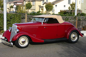 Click to View Roy Brizio Street Rods Completed Cars - Chuck Thornton roadster
